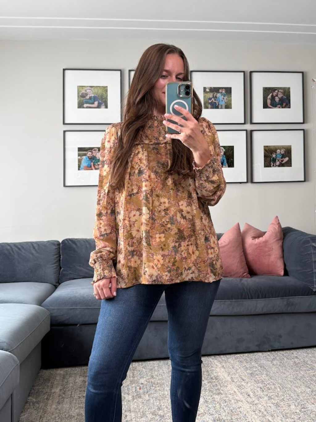 Harvest Bloom Top- Golden Mustard