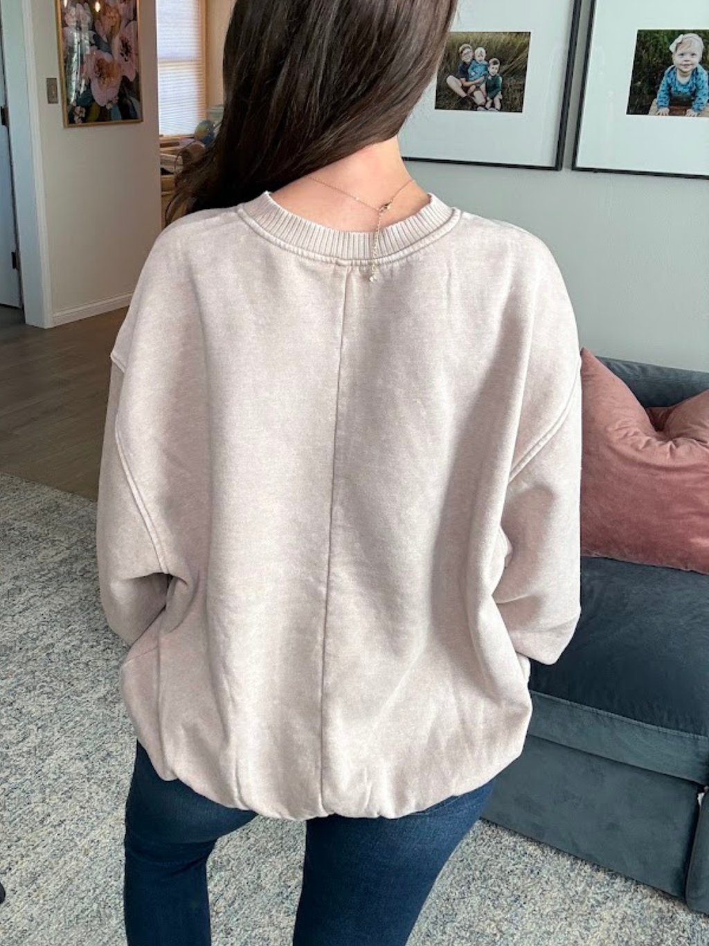 The Still Morning Crewneck- Ash Mocha